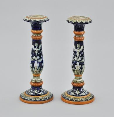 A Pair of Urbino-Style Faience