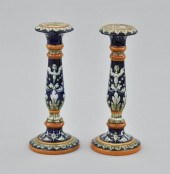 A Pair of Urbino-Style Faience