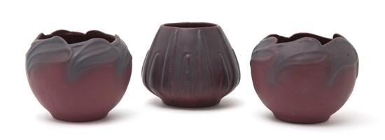 *A Pair of Van Briggle Pottery Rose