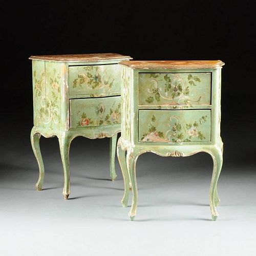 A PAIR OF VENETIAN ROCOCO STYLE