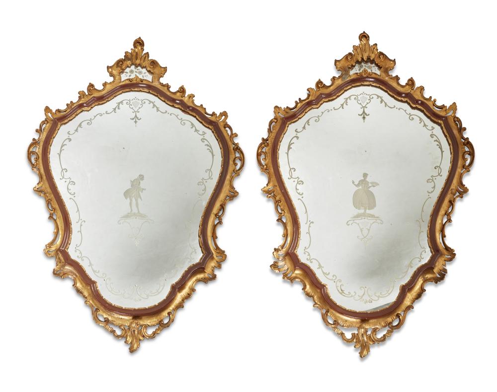 A PAIR OF VENETIAN ROCOCO-STYLE