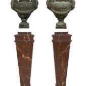 A Pair of Verdigris Patinated