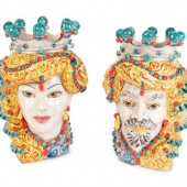 A Pair of Verus Maiolica Moor