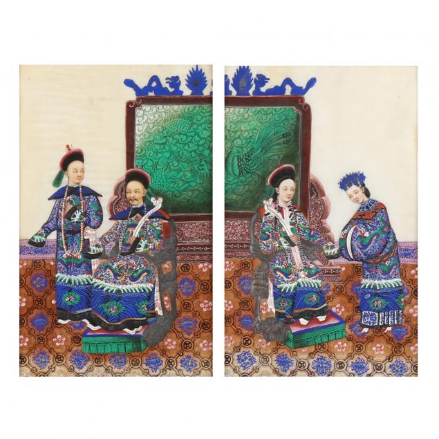 A PAIR OF VERY FINE CHINESE PITH