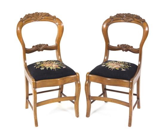 A Pair of Victorian Balloon Back
