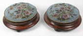 A pair of Victorian beadwork s