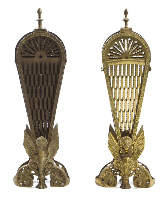A Pair of Victorian Brass