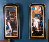 A PAIR OF VICTORIAN EBONIZED A