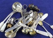 A pair of Victorian fiddle thr