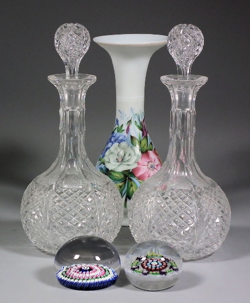 A pair of Victorian heavy diamond