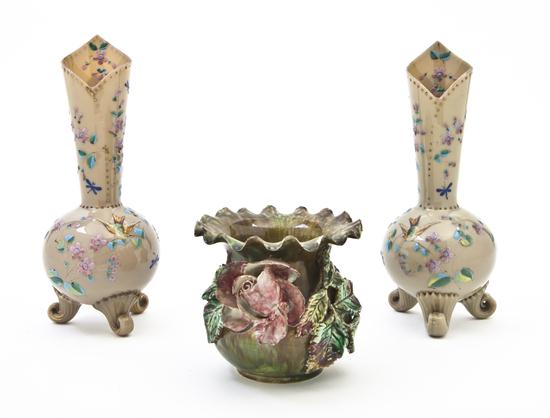 A Pair of Victorian Molded Glass