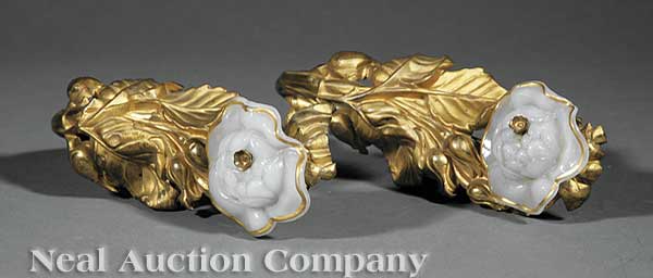 A Pair of Victorian Opaline Glass