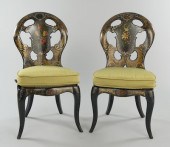 A Pair of Victorian Papier Mac