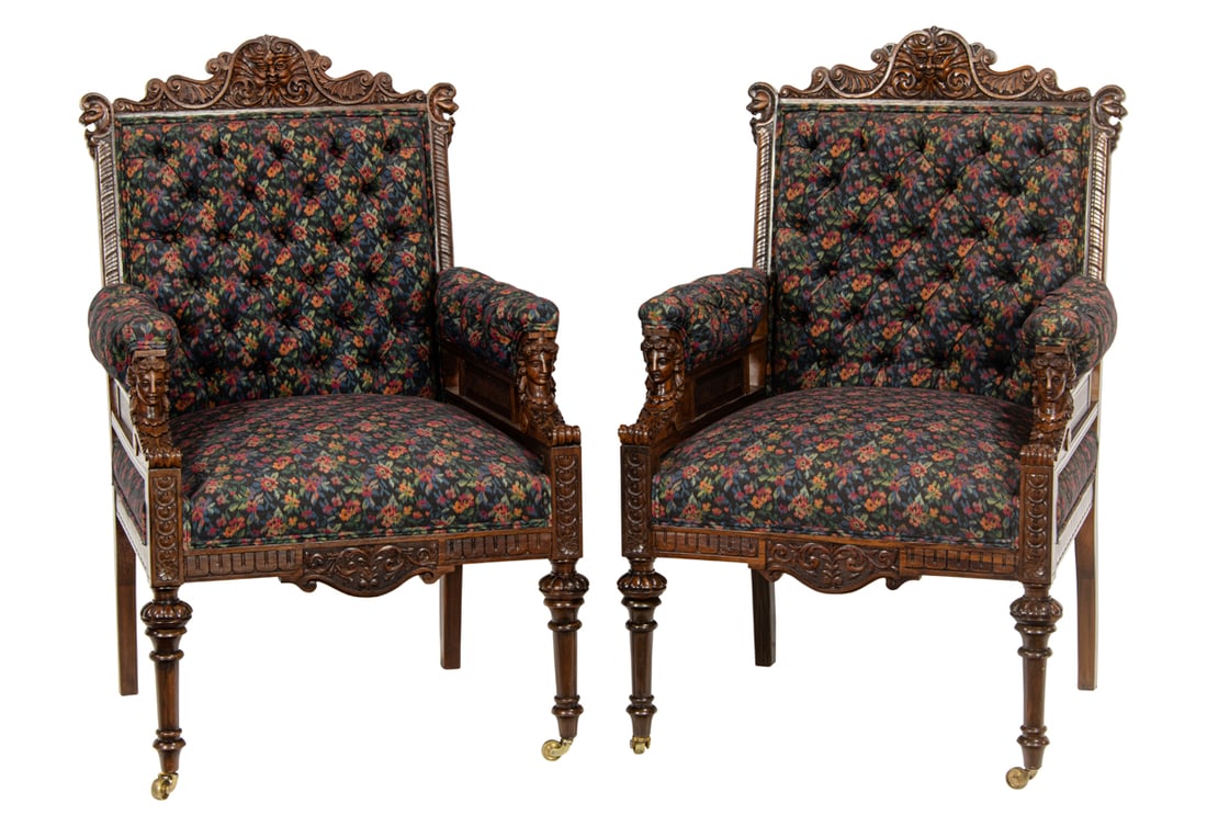 A PAIR OF VICTORIAN RENAISSANCE
