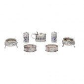 A pair of Victorian silver sal