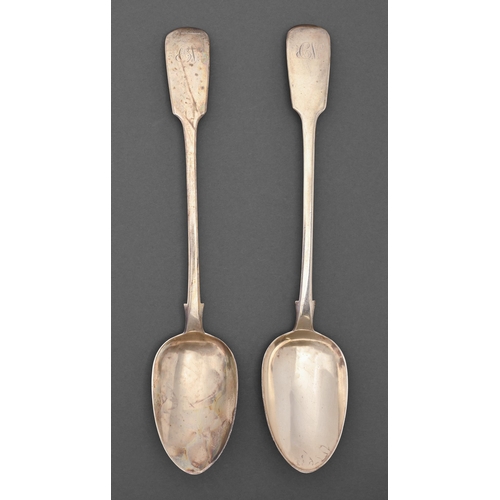 A pair of Victorian silver gravy