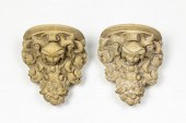 A PAIR OF VICTORIAN STYLE WALL