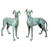 A PAIR OF VICTORIAN STYLE GARD