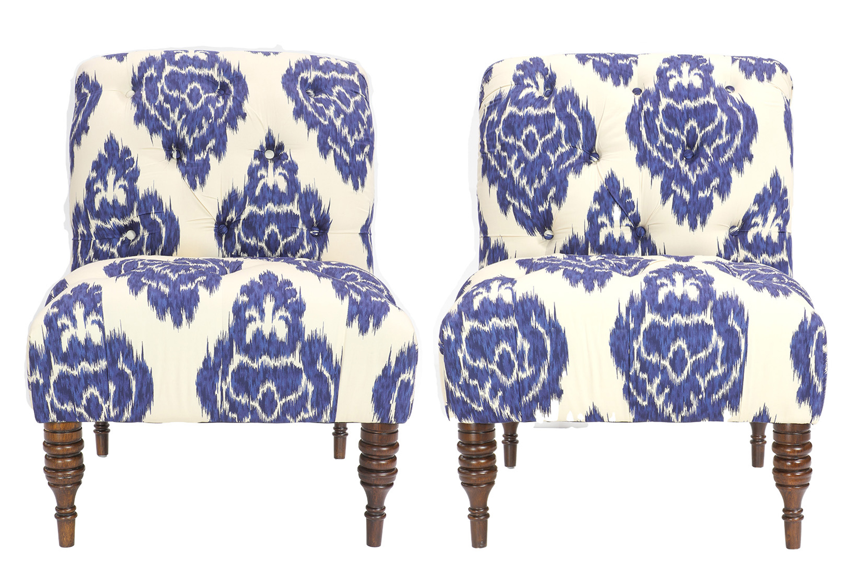 A PAIR OF VICTORIAN STYLE PARLOR