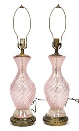 A pair of vintage baluster form