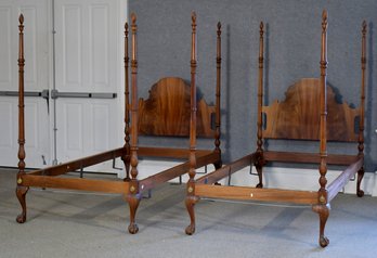 A pair of vintage carved Federal