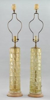 A Pair of Vintage Modern Muran