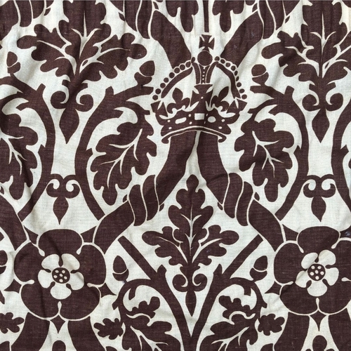 A Pair Of Vintage pelmet Curtains