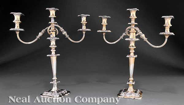 A Pair of Vintage Silverplate