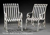 A Pair of Vintage Wrought Iron