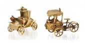 A Pair of Vintage Yellow Gold