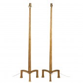 A PAIR OF VISUAL COMFORT GILT