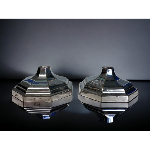 A PAIR OF WEST & SON, DUBLIN SILVER