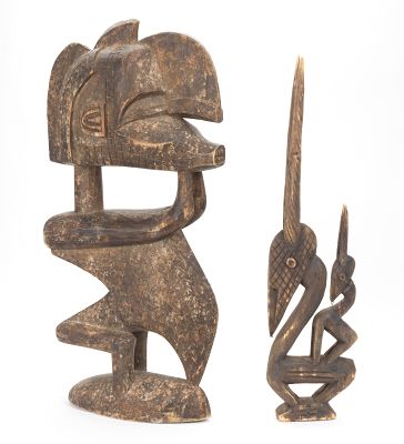 A Pair of West African Dogon Wooden