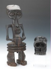 A Pair of West African Wooden