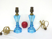 A PAIR OF WESTMORELAND SAPPHIR