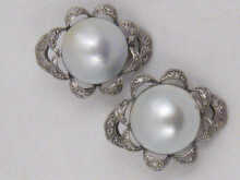 A pair of white metal (tests