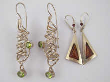 A pair of white metal (tests