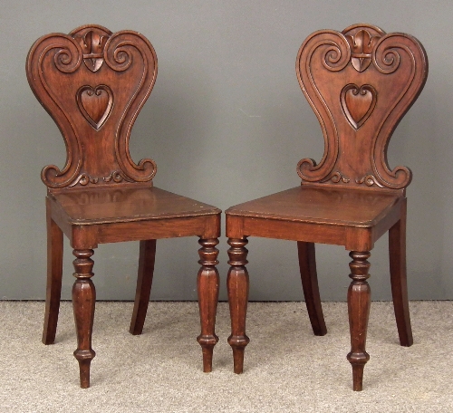 A pair of William IV mahogany