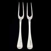 A PAIR OF WILLIAM IV IRISH SIL
