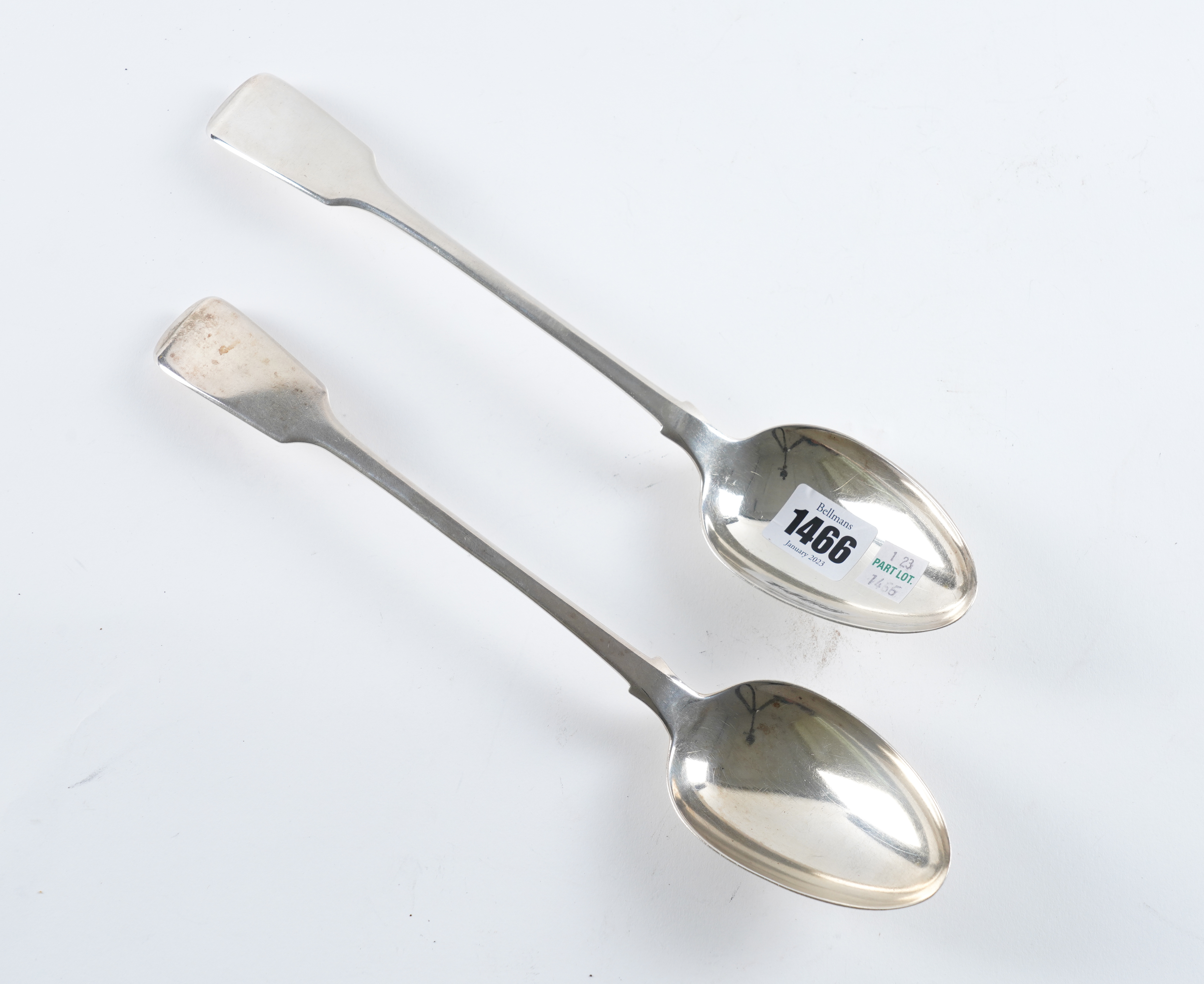 A PAIR OF WILLIAM IV SILVER
