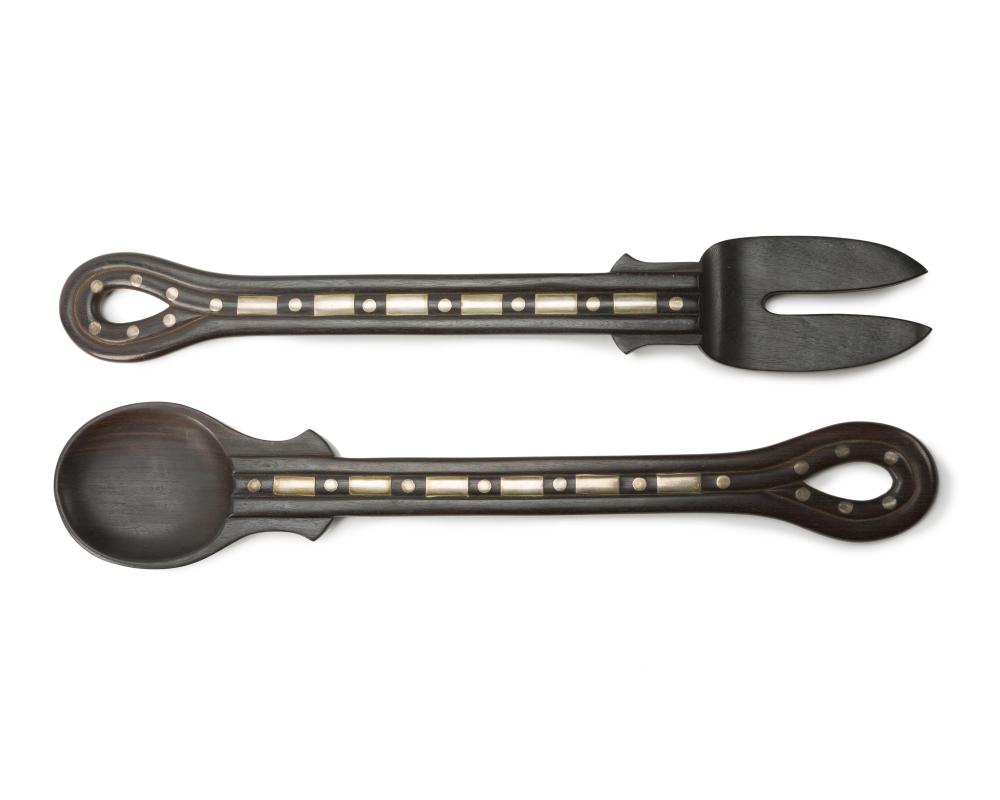 A PAIR OF WILLIAM SPRATLING EBONY