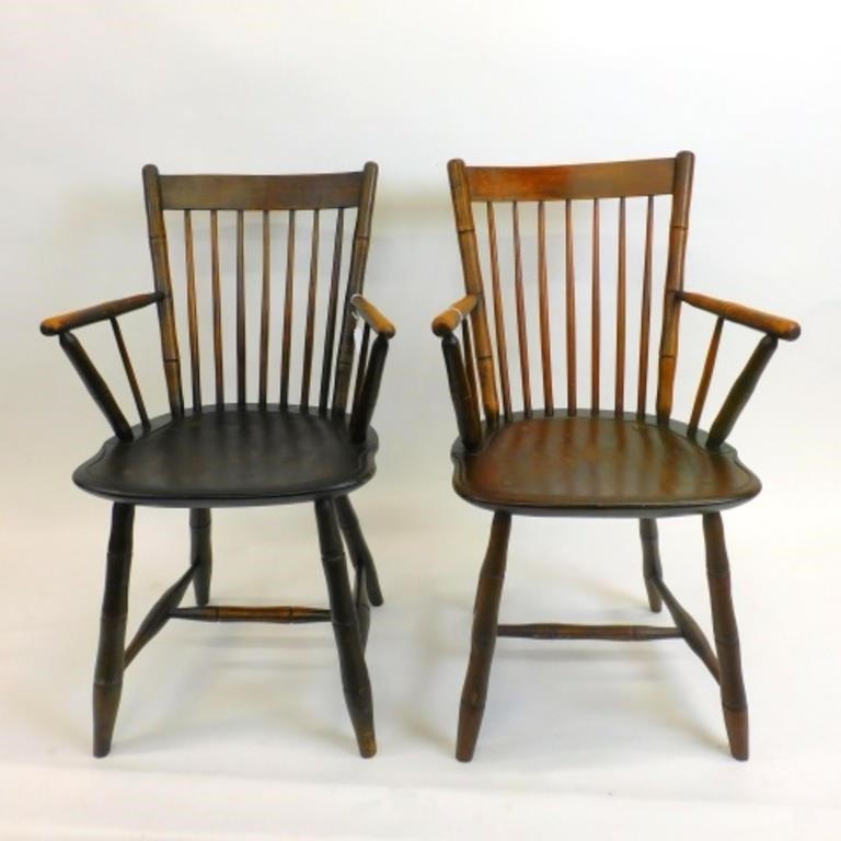 A PAIR OF WINDSOR STICK-BACK