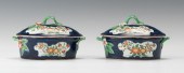 A Pair of Worcester Blue-Scale