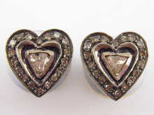 A pair of yellow metal (tests 18