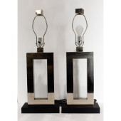 A PAIR ROBERT ABBEY CHROME PLA
