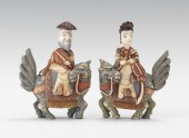 A Pair Snuff Bottles of Ivory