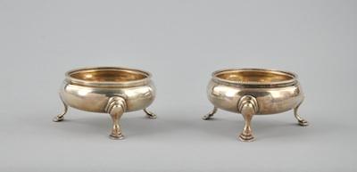 A Pair Sterling Silver Master Salts