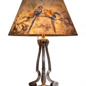 A Pairpoint Jungle Bird Revers
