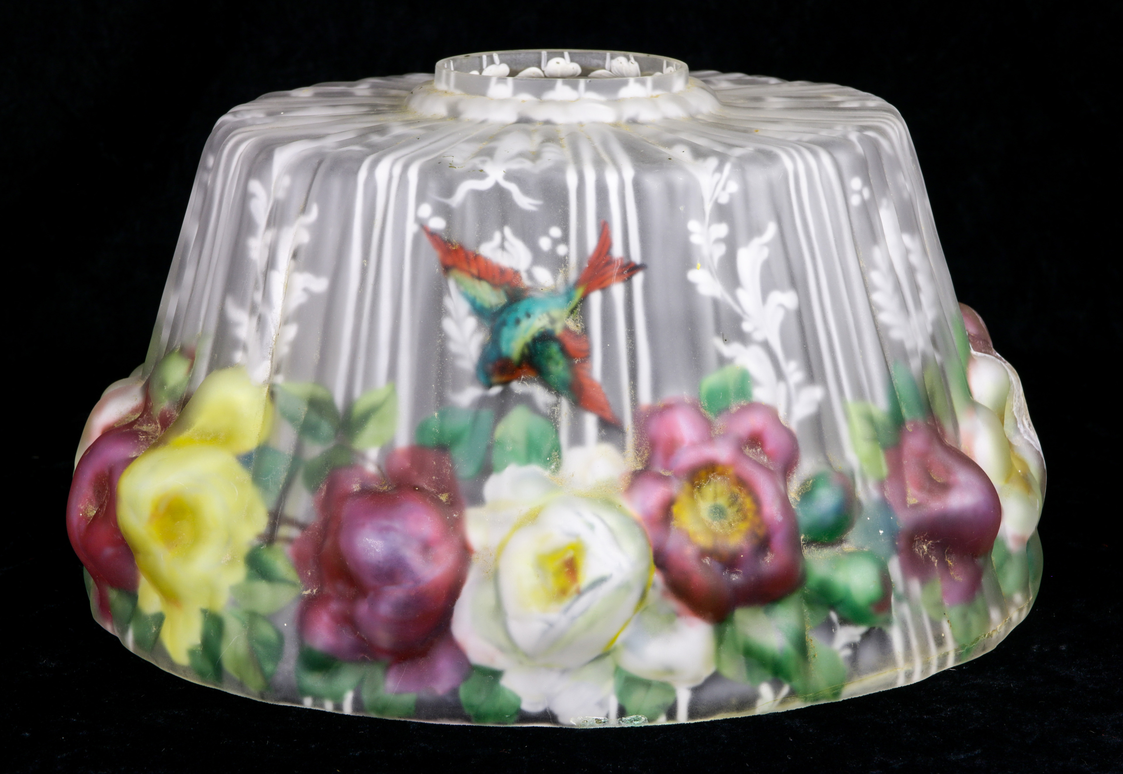 A PAIRPOINT PUFFY GLASS SHADE A