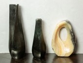 A PALECEK SONORA ONYX SCULPTUR